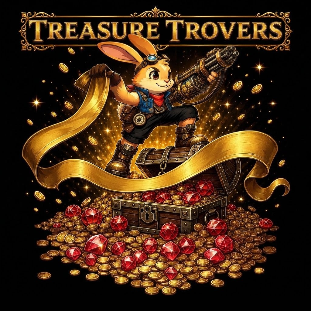 Image: Remake this Treasure Trovers branding logo as a la