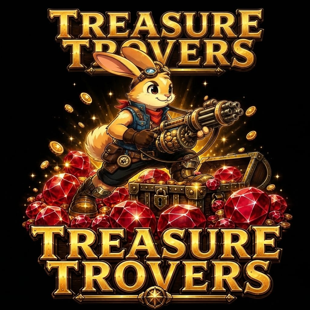 Image: Remake this Treasure Trovers branding logo as a la