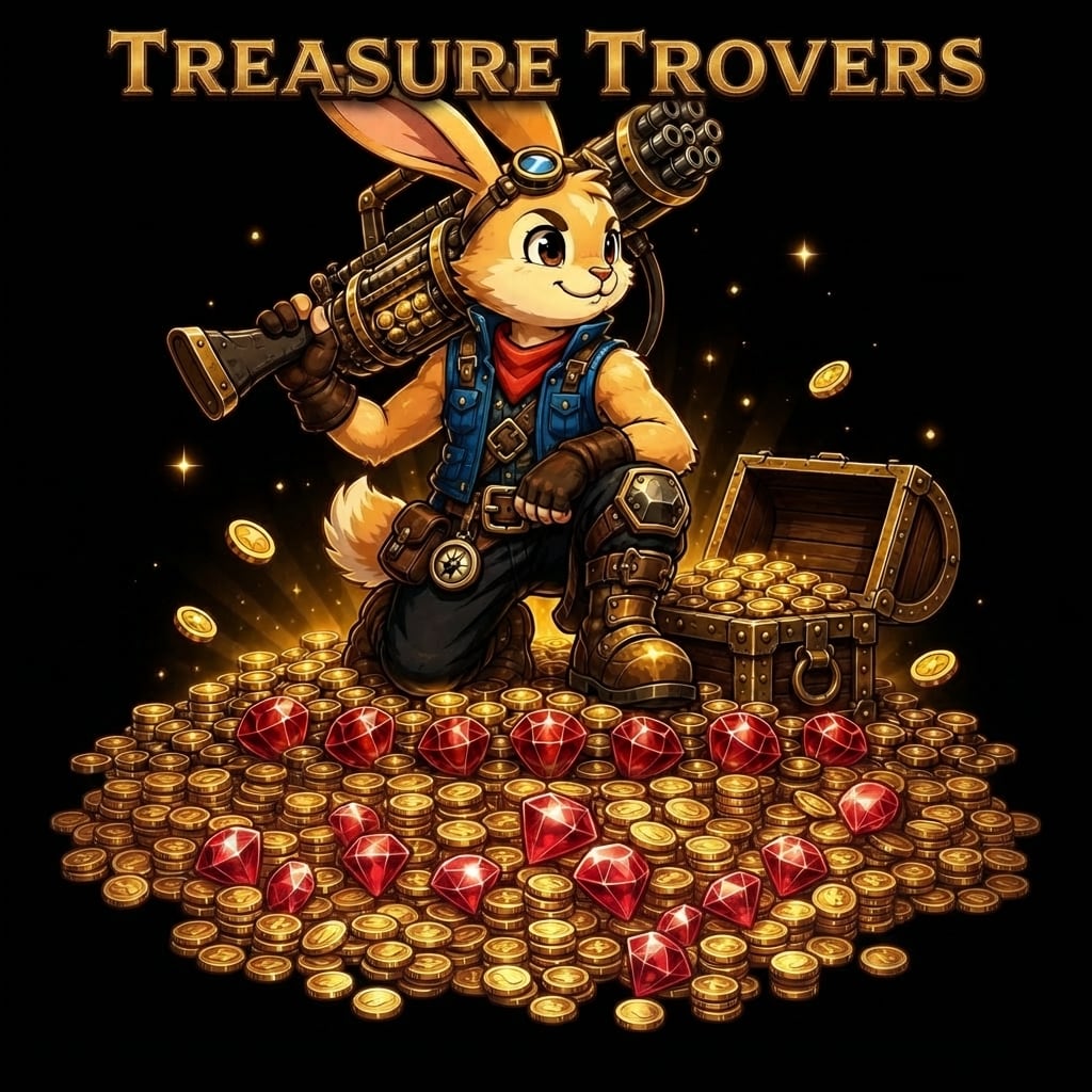 Image: Remake this Treasure Trovers branding logo as a la