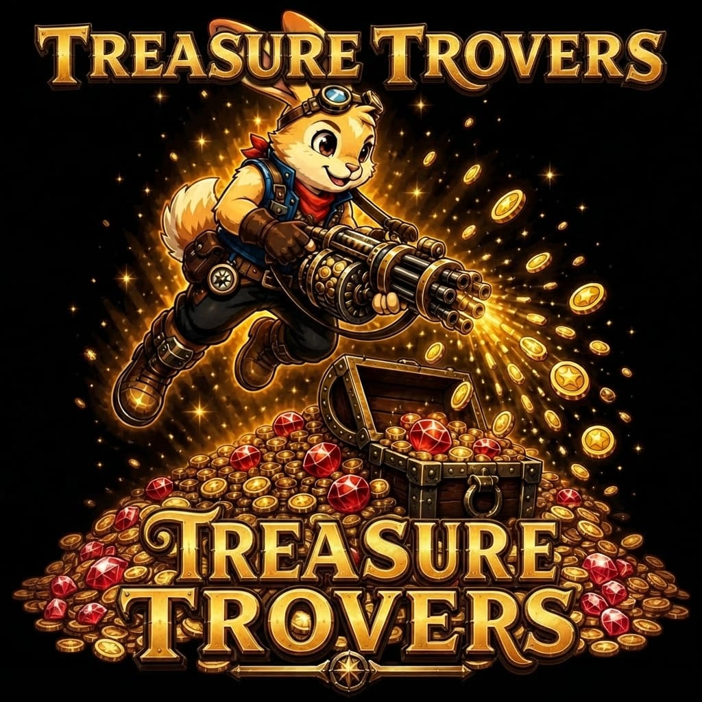 Image: Remake this Treasure Trovers branding logo as a la
