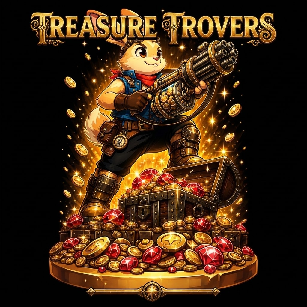 Image: Remake this Treasure Trovers branding logo as a la