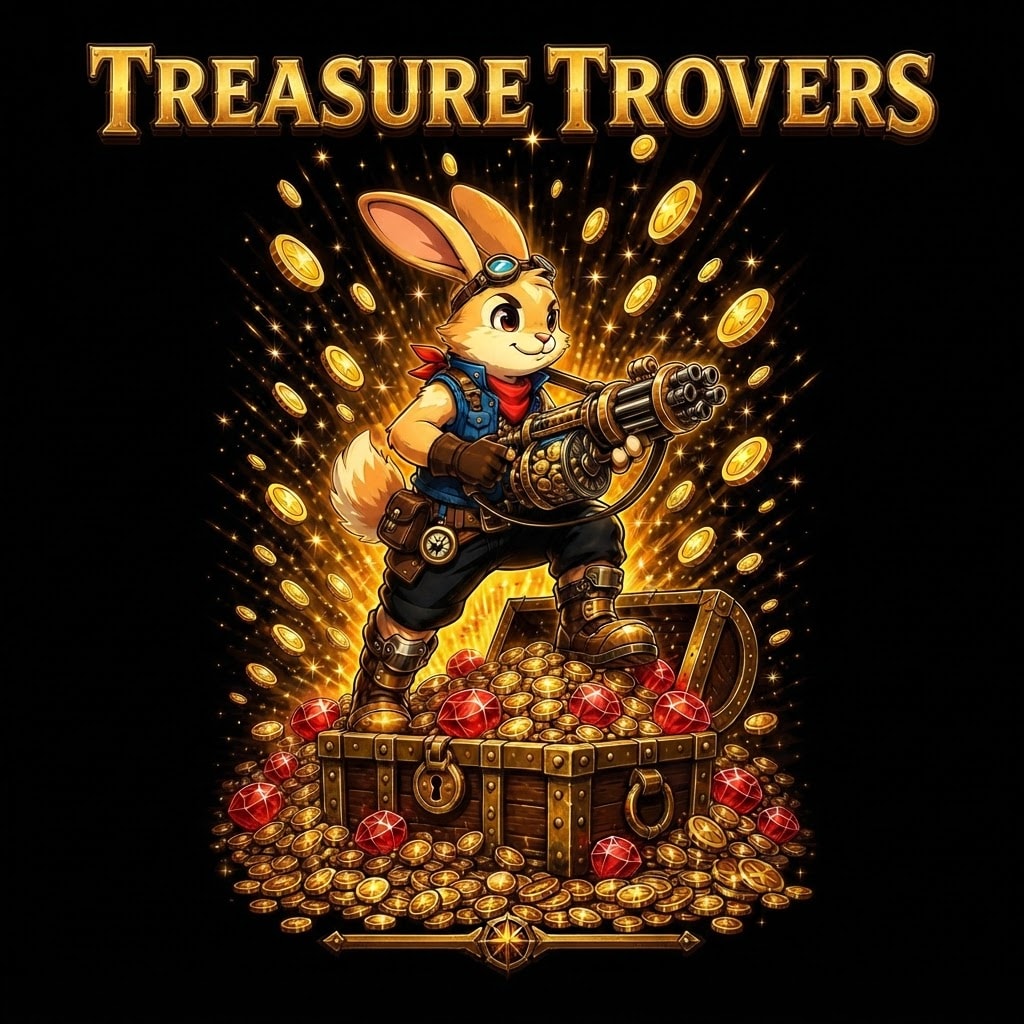 Image: Remake this Treasure Trovers branding logo as a la