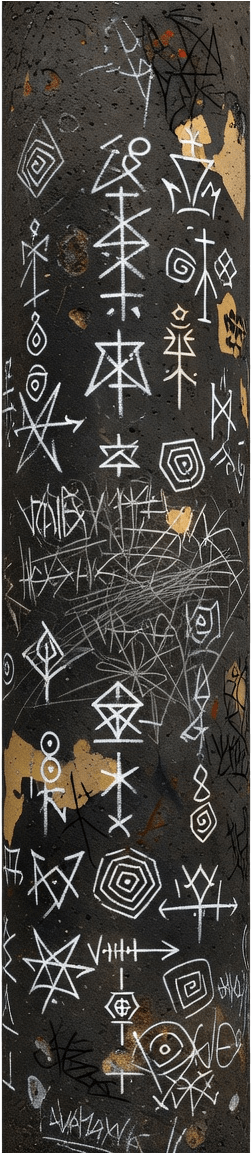 Sewer Pipe - Chalk Symbols (1 / 4)