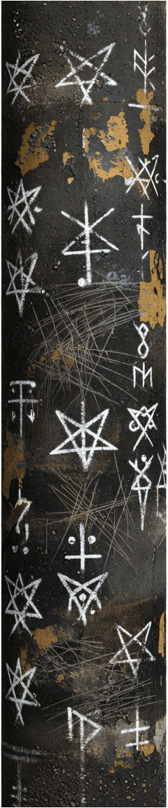 Sewer Pipe - Chalk Symbols (2 / 4)