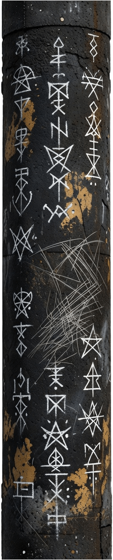 Sewer Pipe - Chalk Symbols (3 / 4)