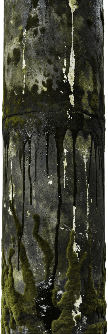 Sewer Pipe - Mold Moss Decay (3 / 4)