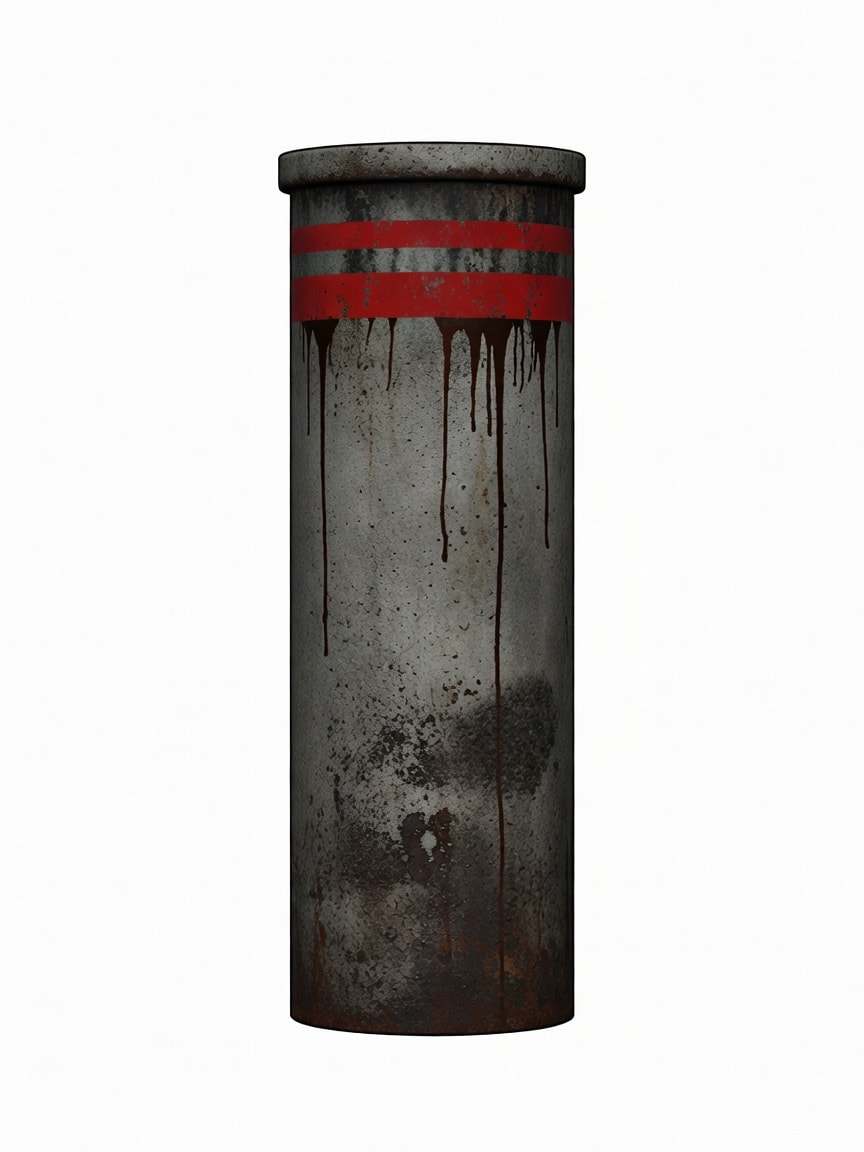 Tall Sewer Pipe - Red Hazard Industrial (1 / 4)
