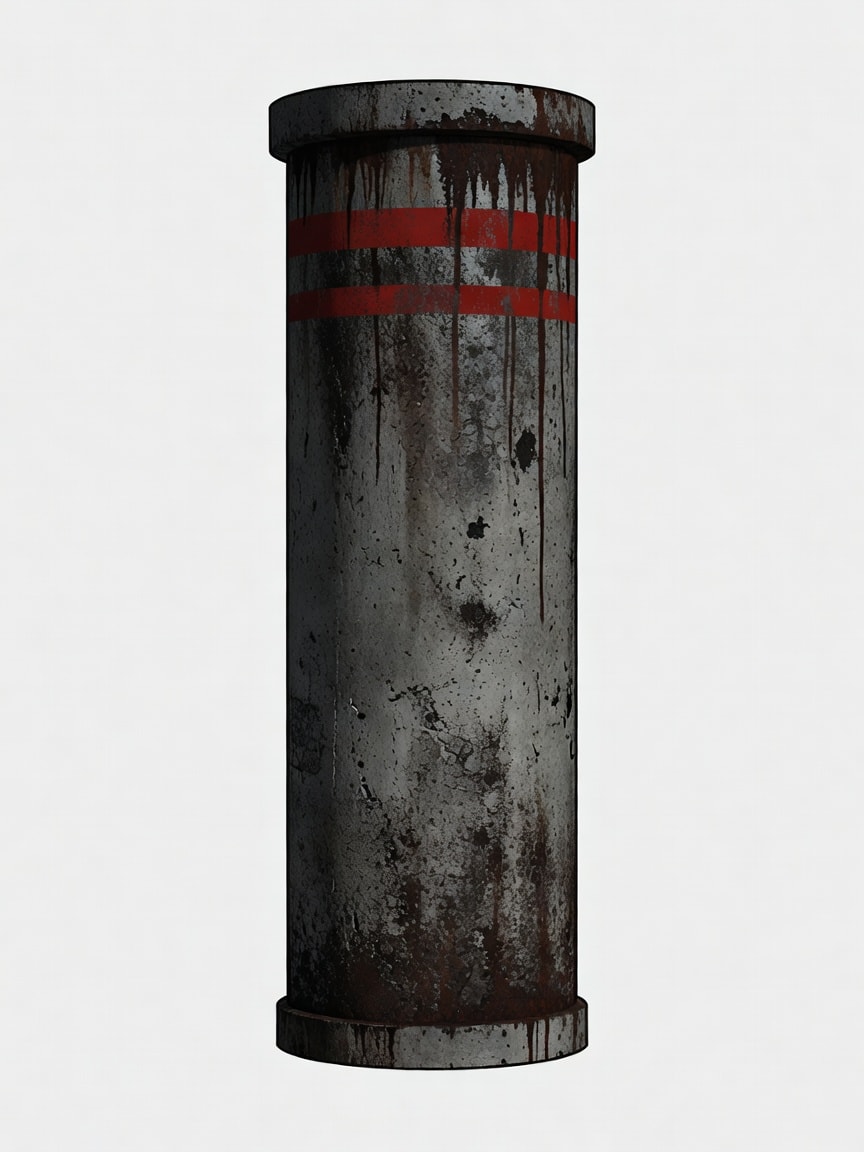 Tall Sewer Pipe - Red Hazard Industrial (2 / 4)