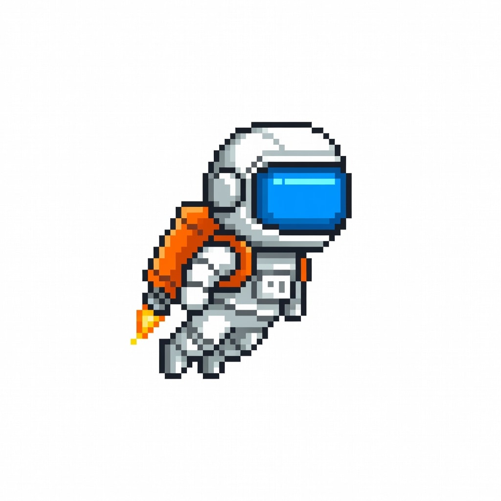 Jetpack Hopper Pixel Character (2 / 2)