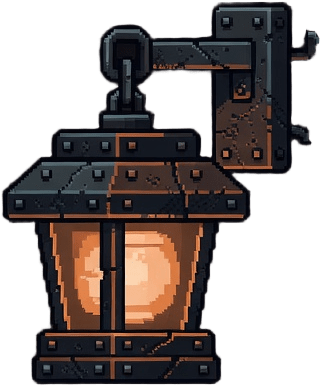 Dim Industrial Dock Lamp