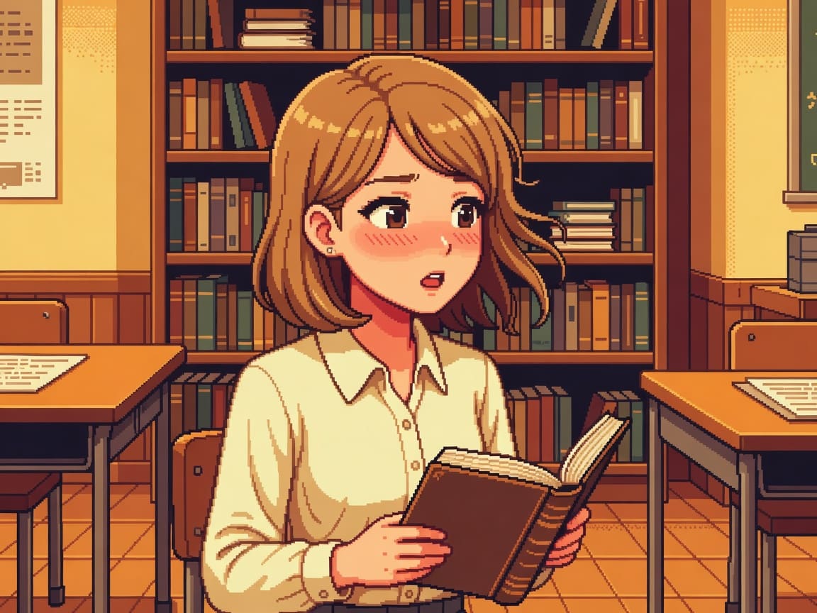 Classroom Reward - Yuki Caught Reading