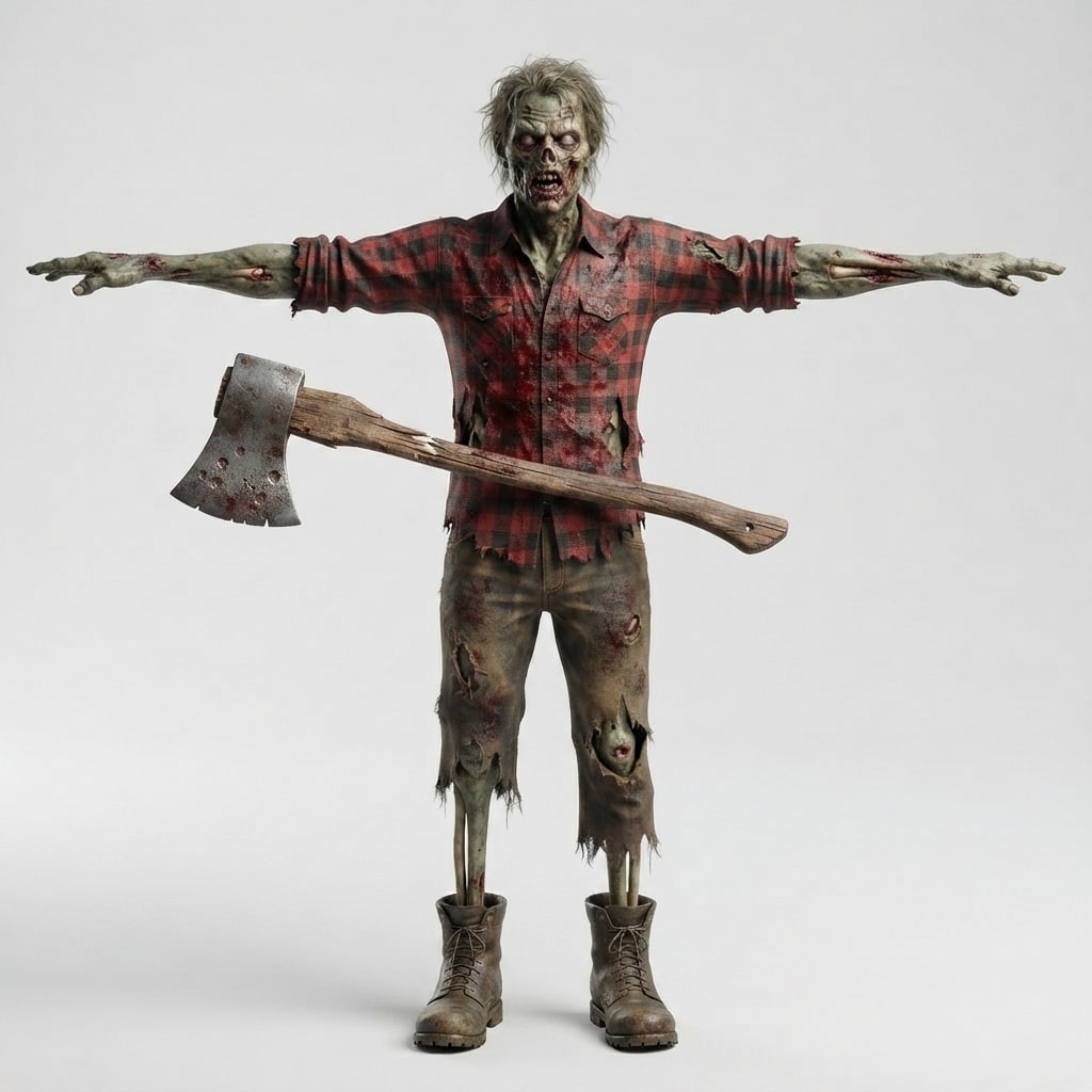 Zombie Axe Lumberjack