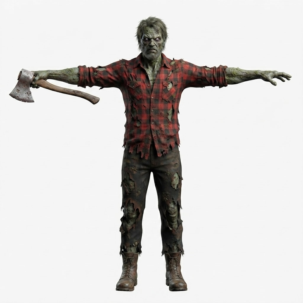 Undead Axe Lumberjack