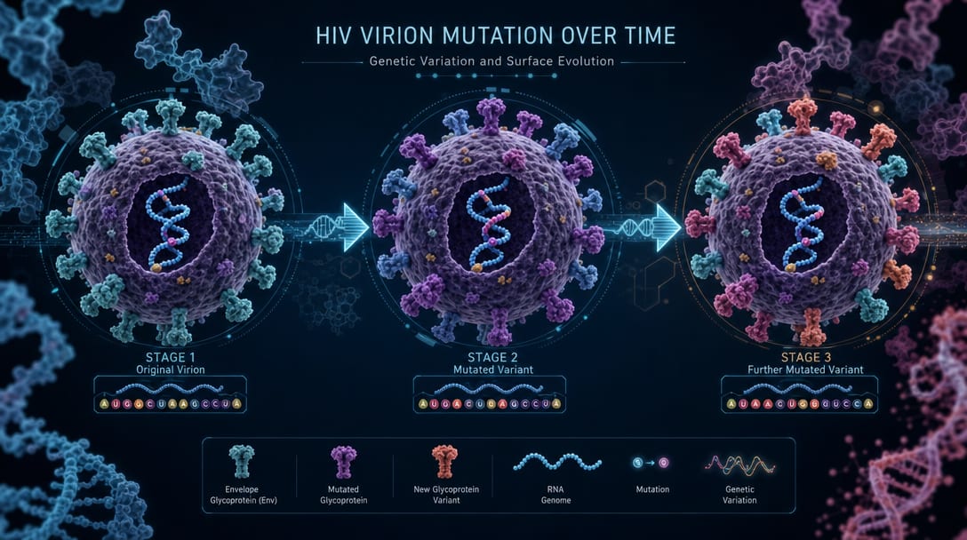 Nanotech HIV Mutation Visualization