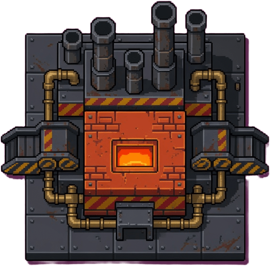 Top-Down Industrial Smelter