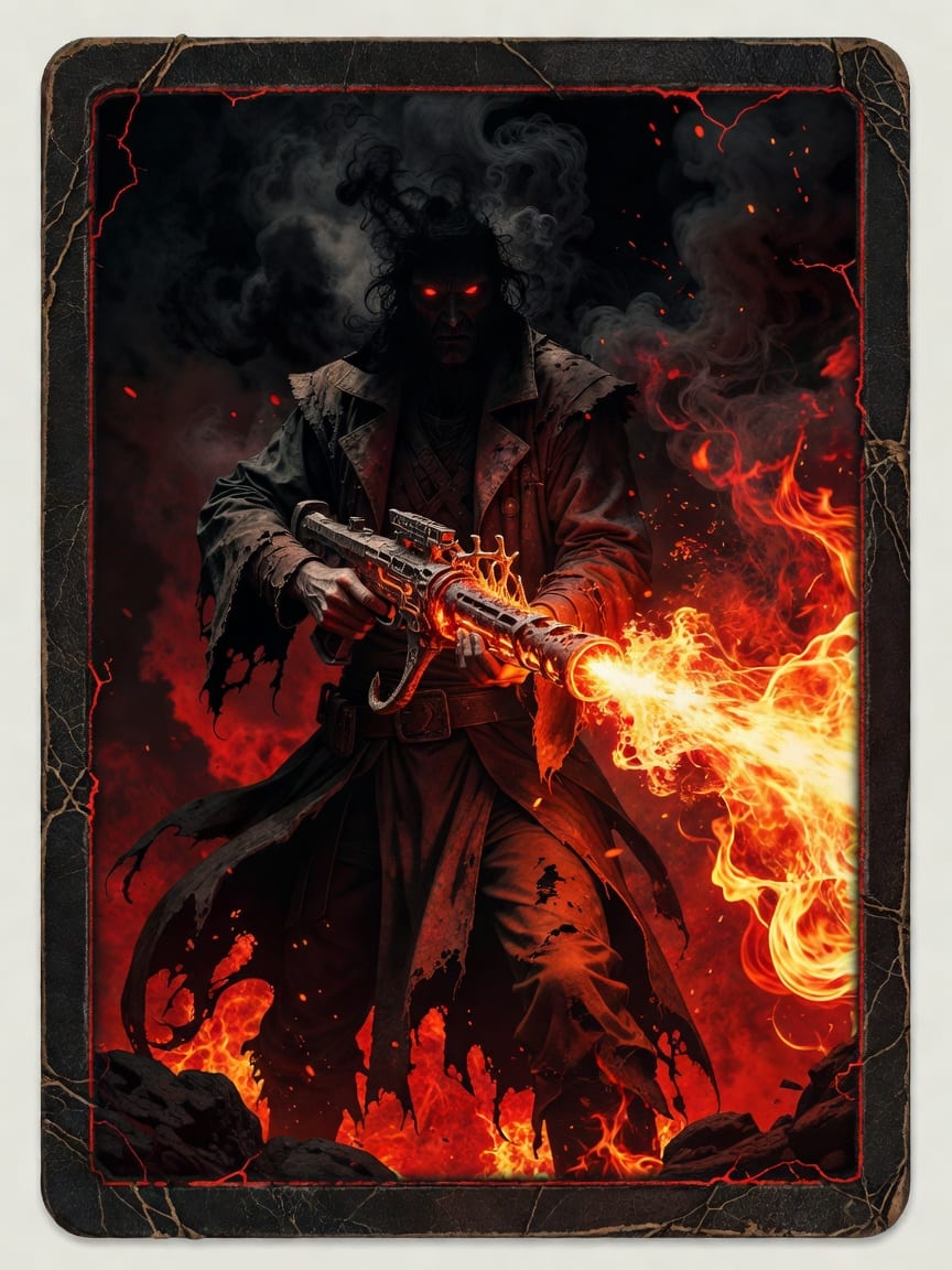 Card - Flamethrower (Lancar-Chamas)