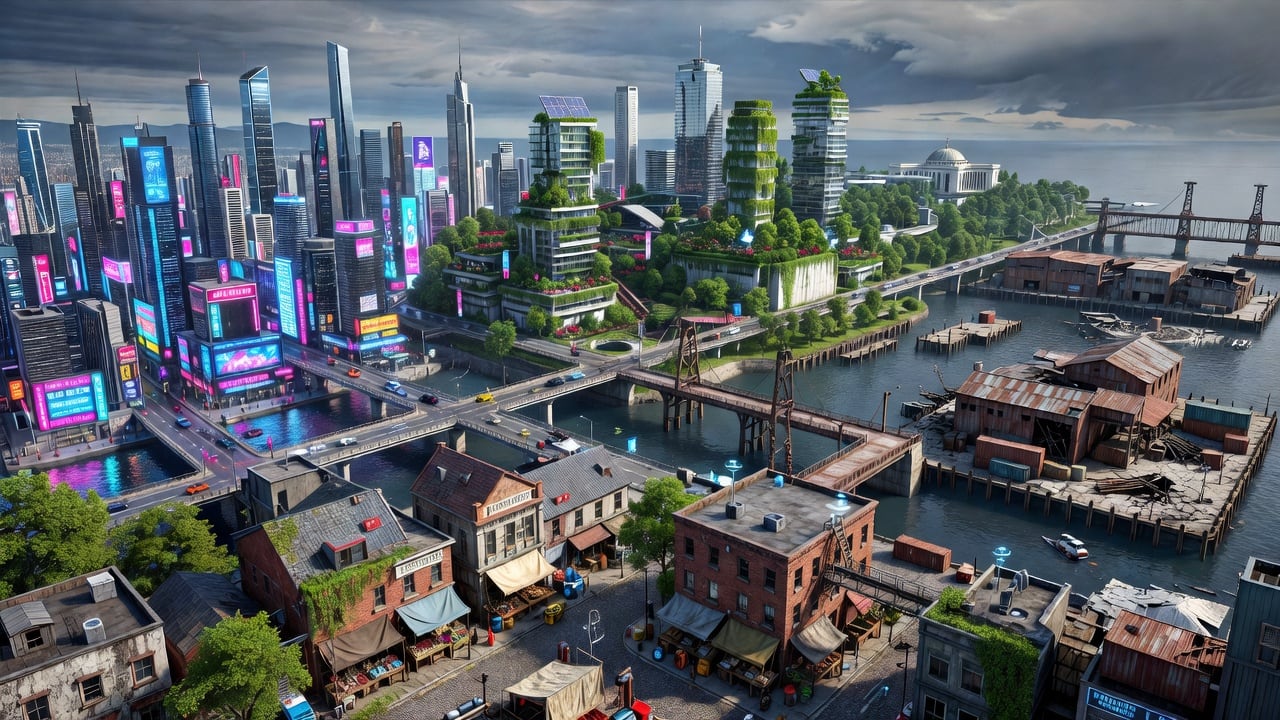 Connected City Districts