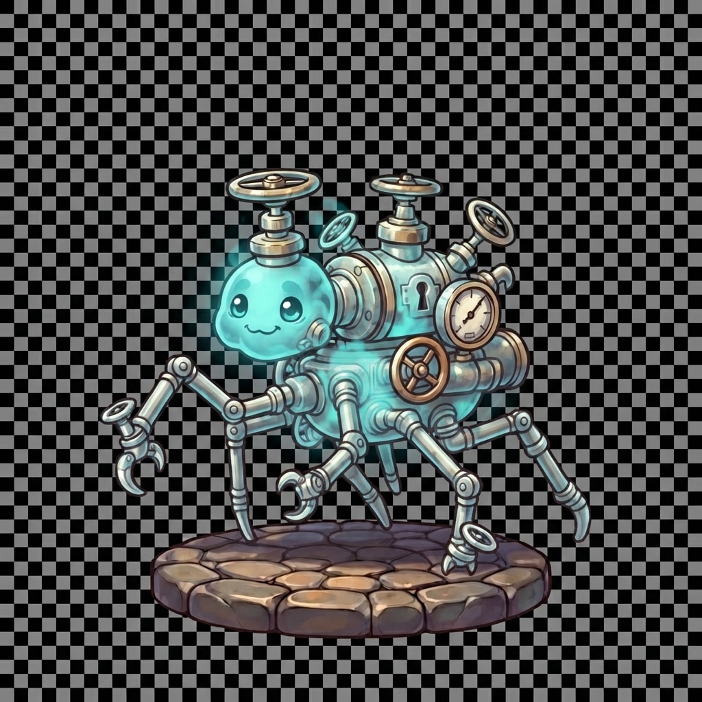 Image: Treasure Trovers Act3 enemy: Pipe Wraith — semi-tr