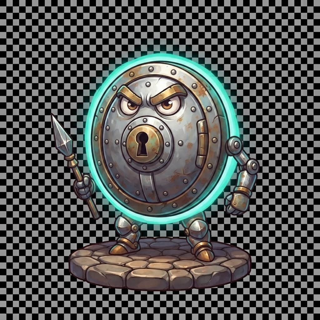Image: Treasure Trovers hallway enemy: Plate Sentry — bip