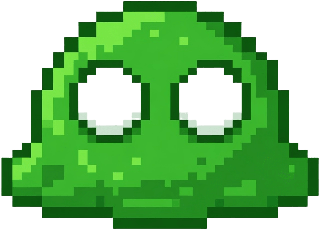 Arcane Realms - Green Slime Enemy
