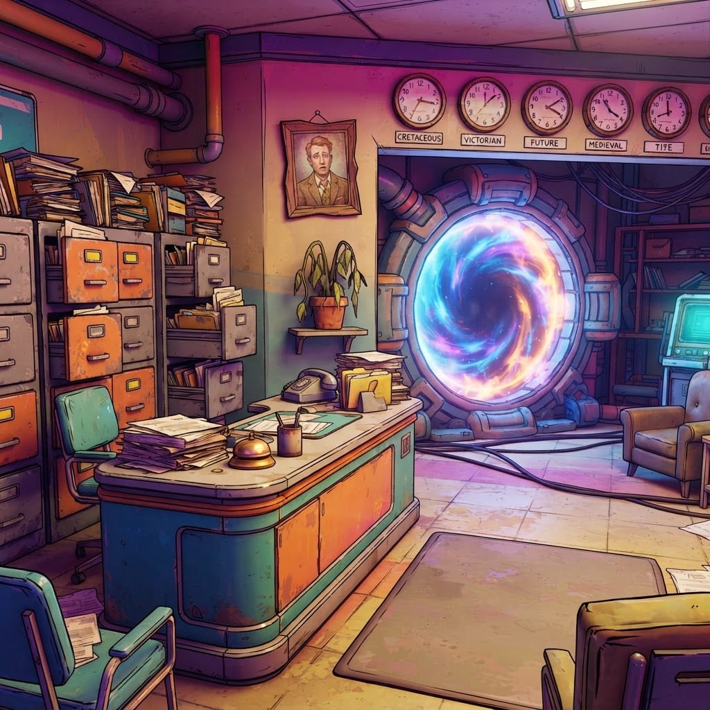 Image: Game background: the reception hall of a slightly