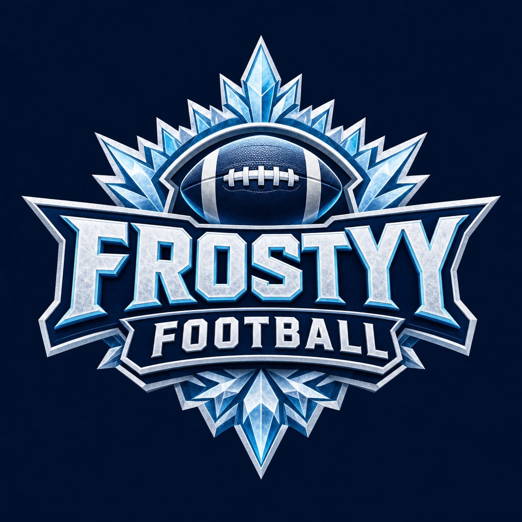 Frostyy Football Premium Snow Crest Logo