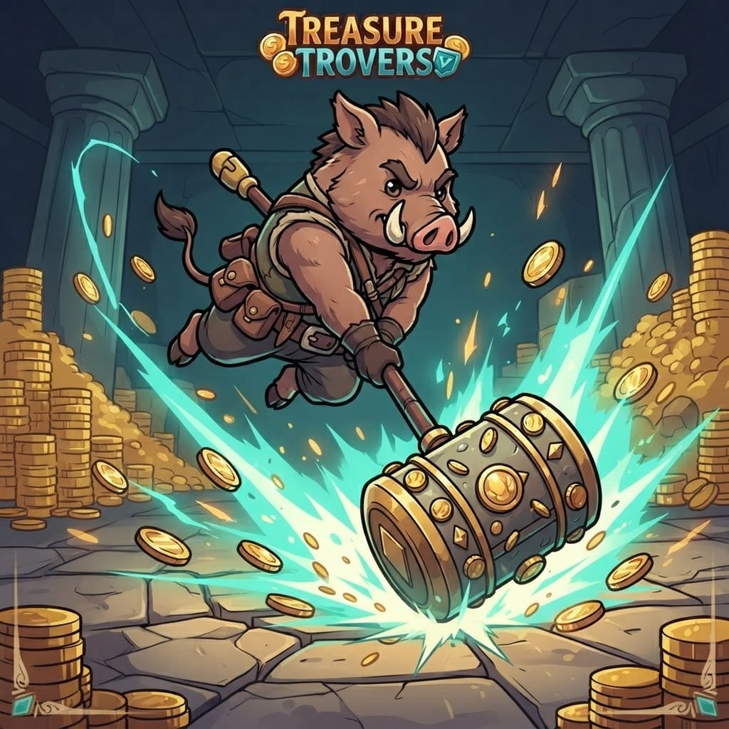 Image: Game card illustration only, no text no UI: Greed