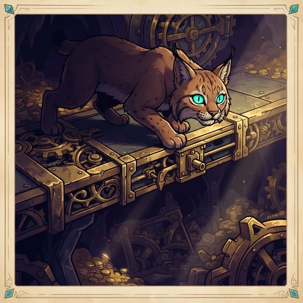 Image: Game card illustration only, no text no UI: Stalk 