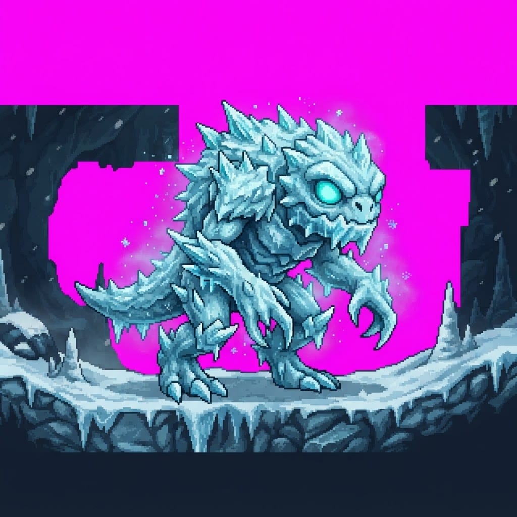 Image: 2D side-view enemy idle still Treasure Trovers fro