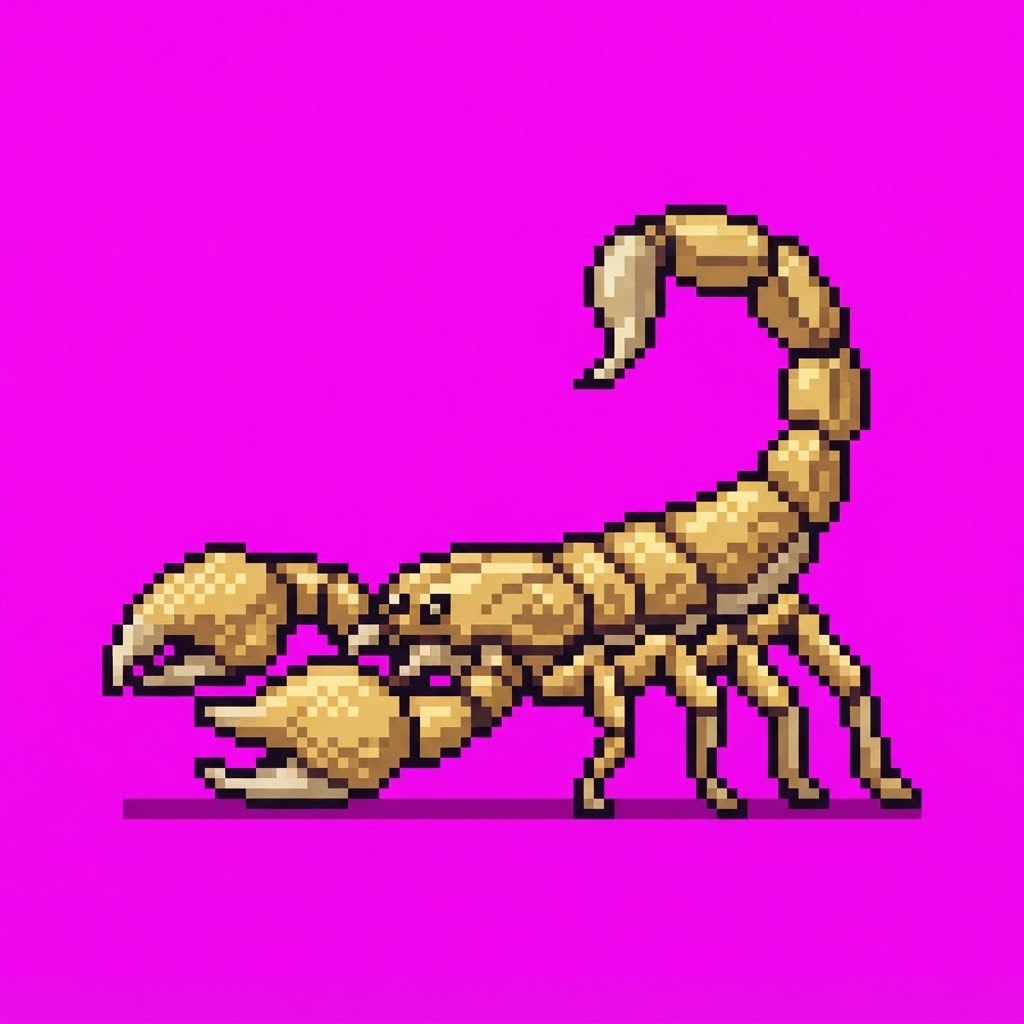 Image: Single idle enemy skin sprite for scorp family: go