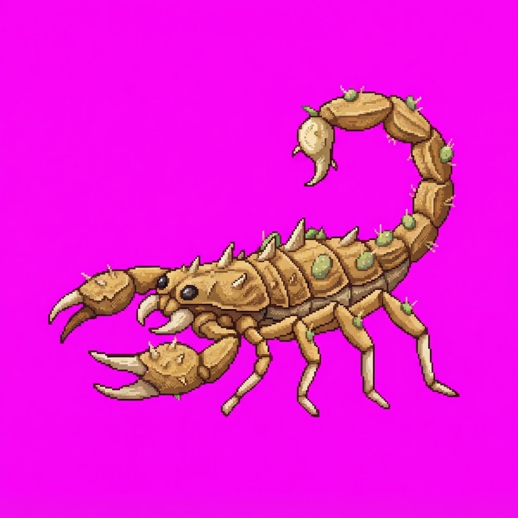 Image: Single idle enemy skin sprite for scorp family: ca