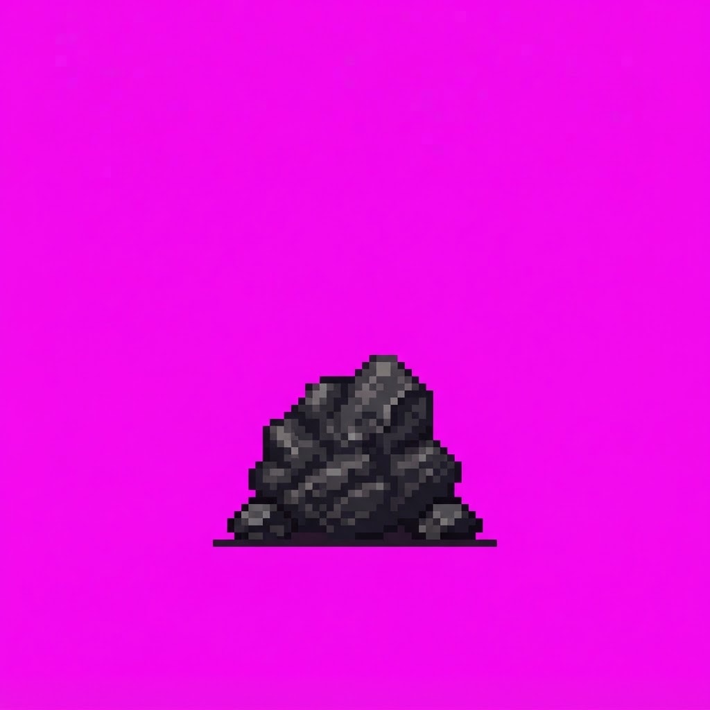 Image: Single 2D game floor prop Ember Wastes. Palette: c