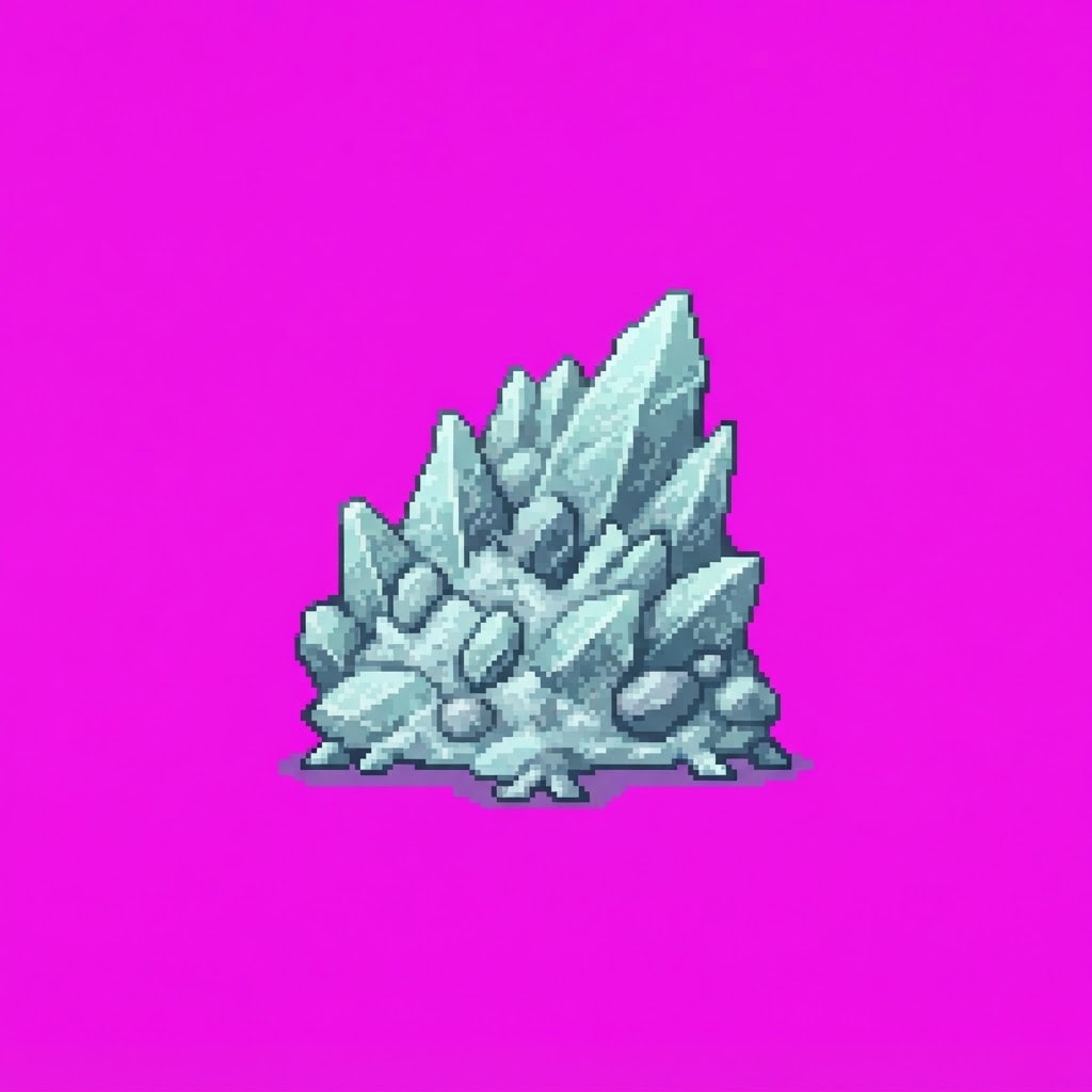 Image: Single 2D game floor prop Glacial Pass universal.