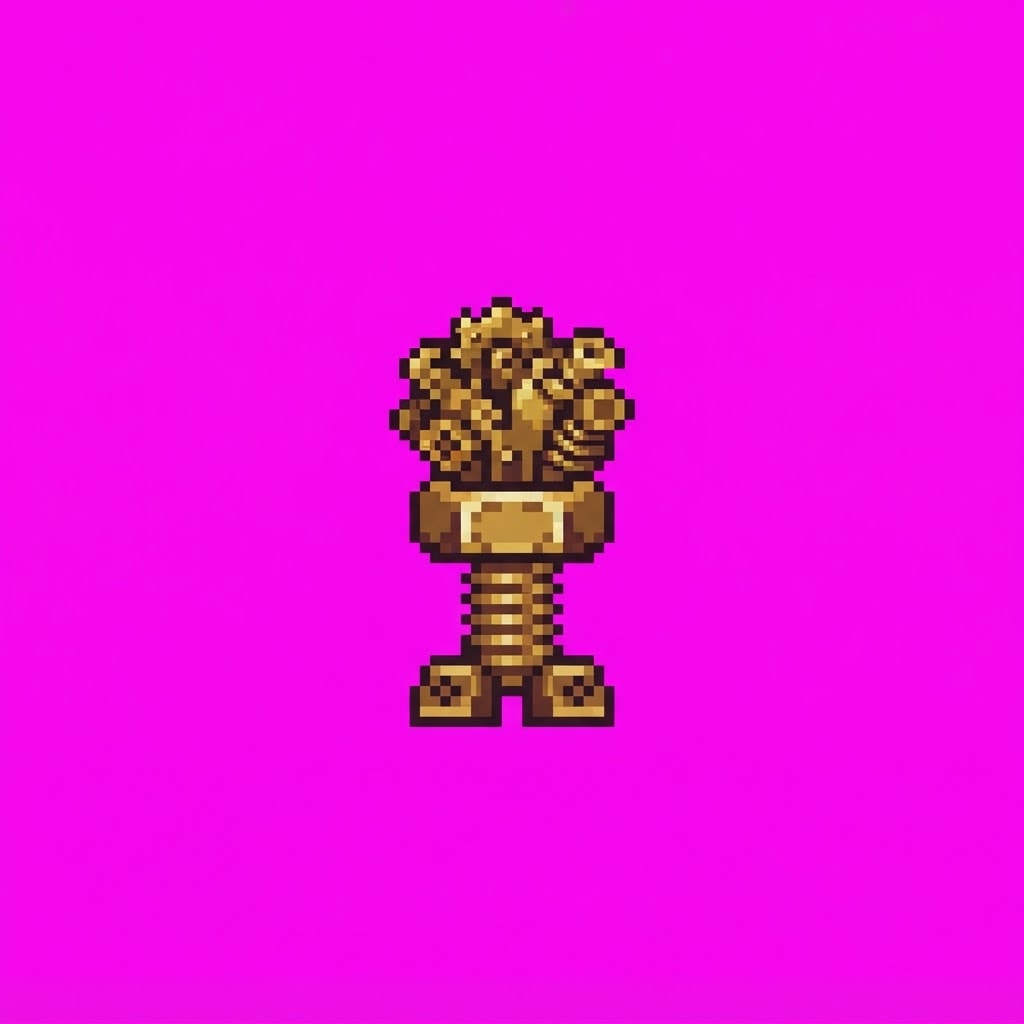 Image: Single 2D game floor prop Brass Outskirts universa