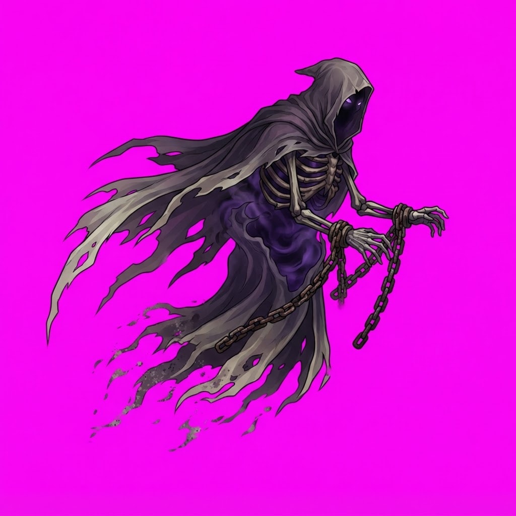 Image: Single 2D game enemy boss idle hero still, side vi