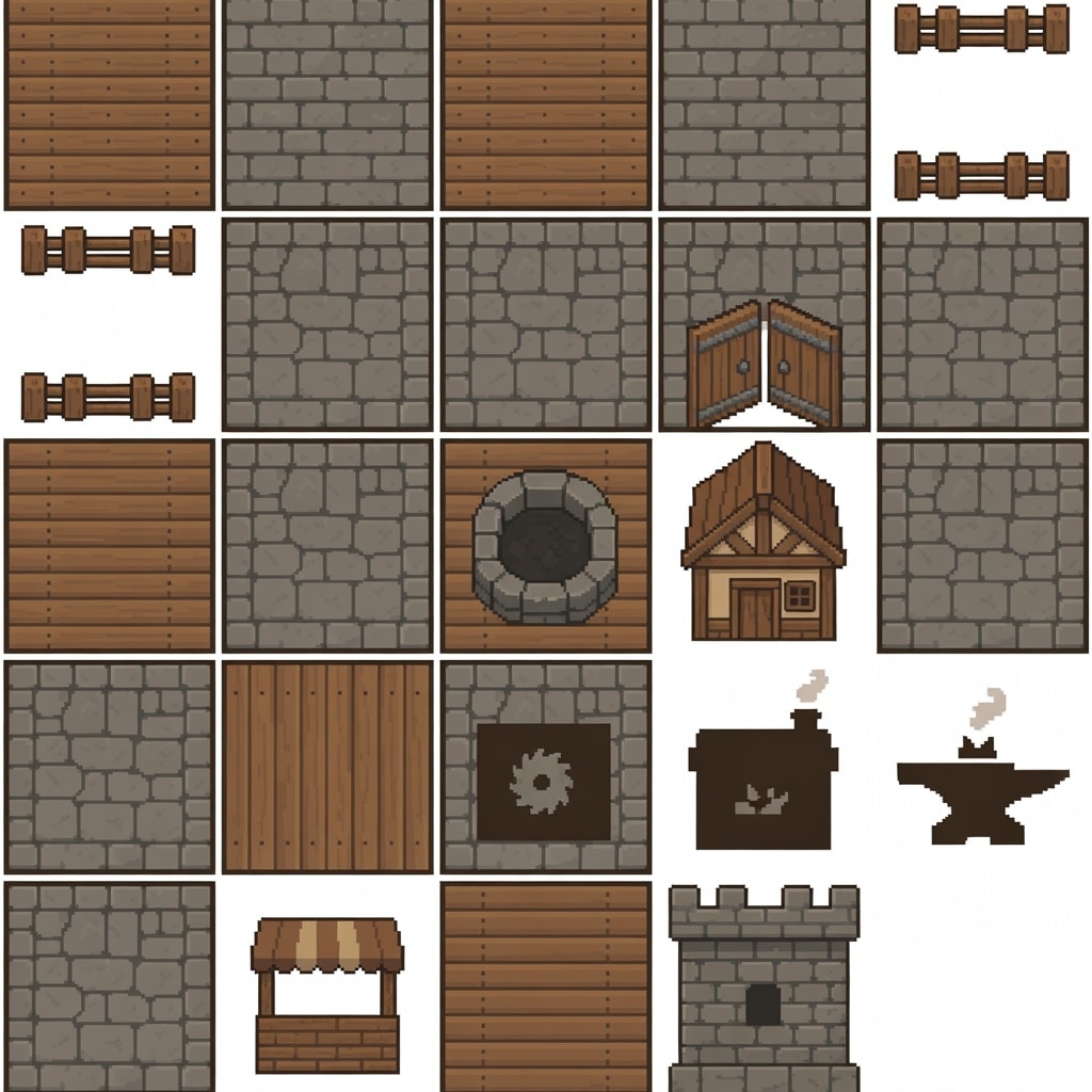 Medieval Settlement Building Sheet