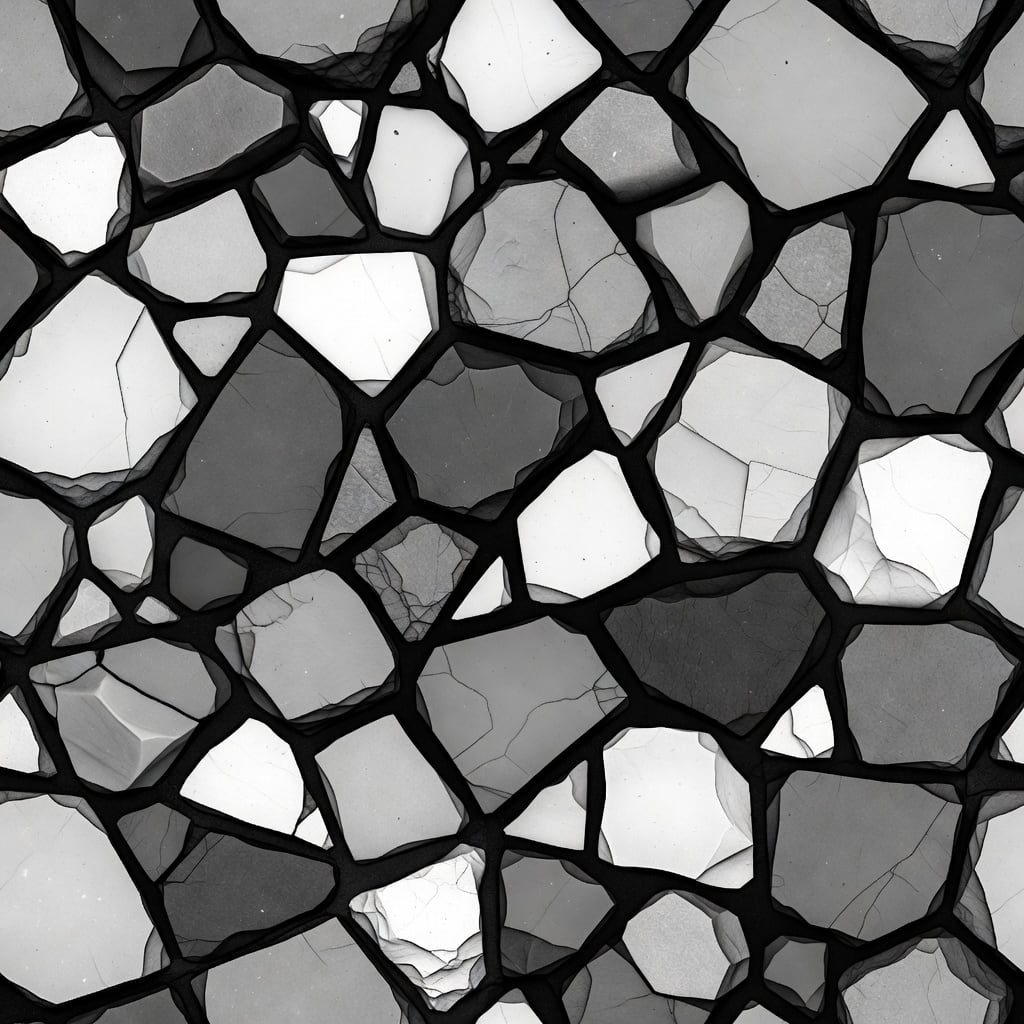 Dark Basalt Floor - AO Map