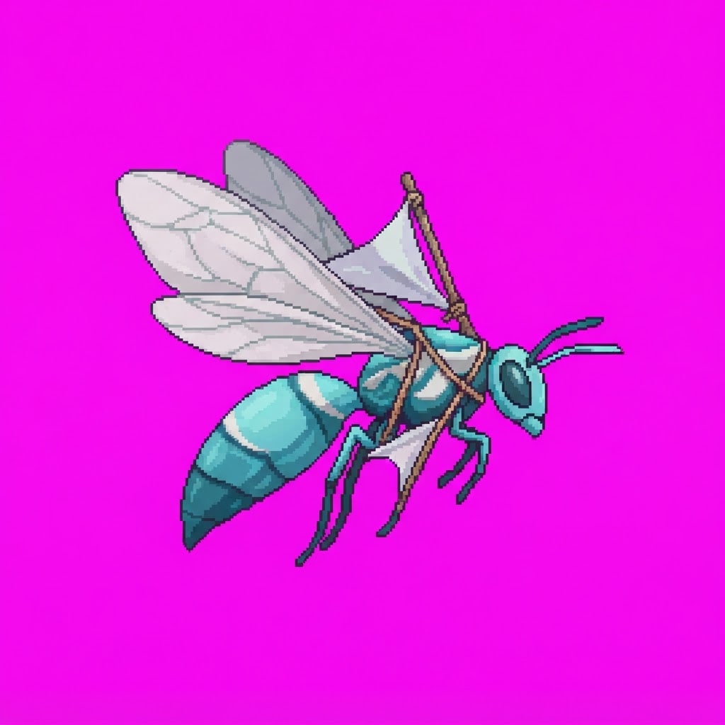 Image: Game enemy idle still, single subject, side view f