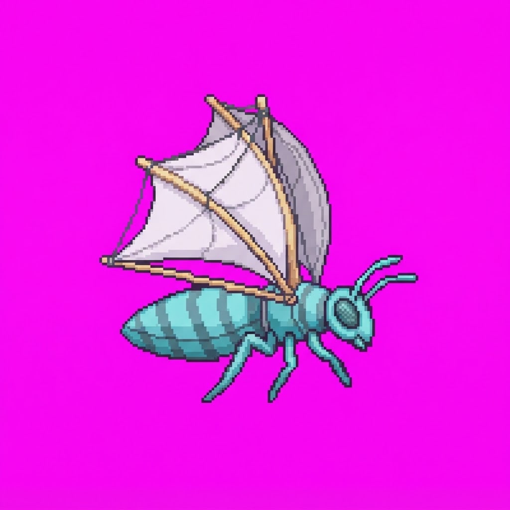 Image: Game enemy idle still, single subject, side view f