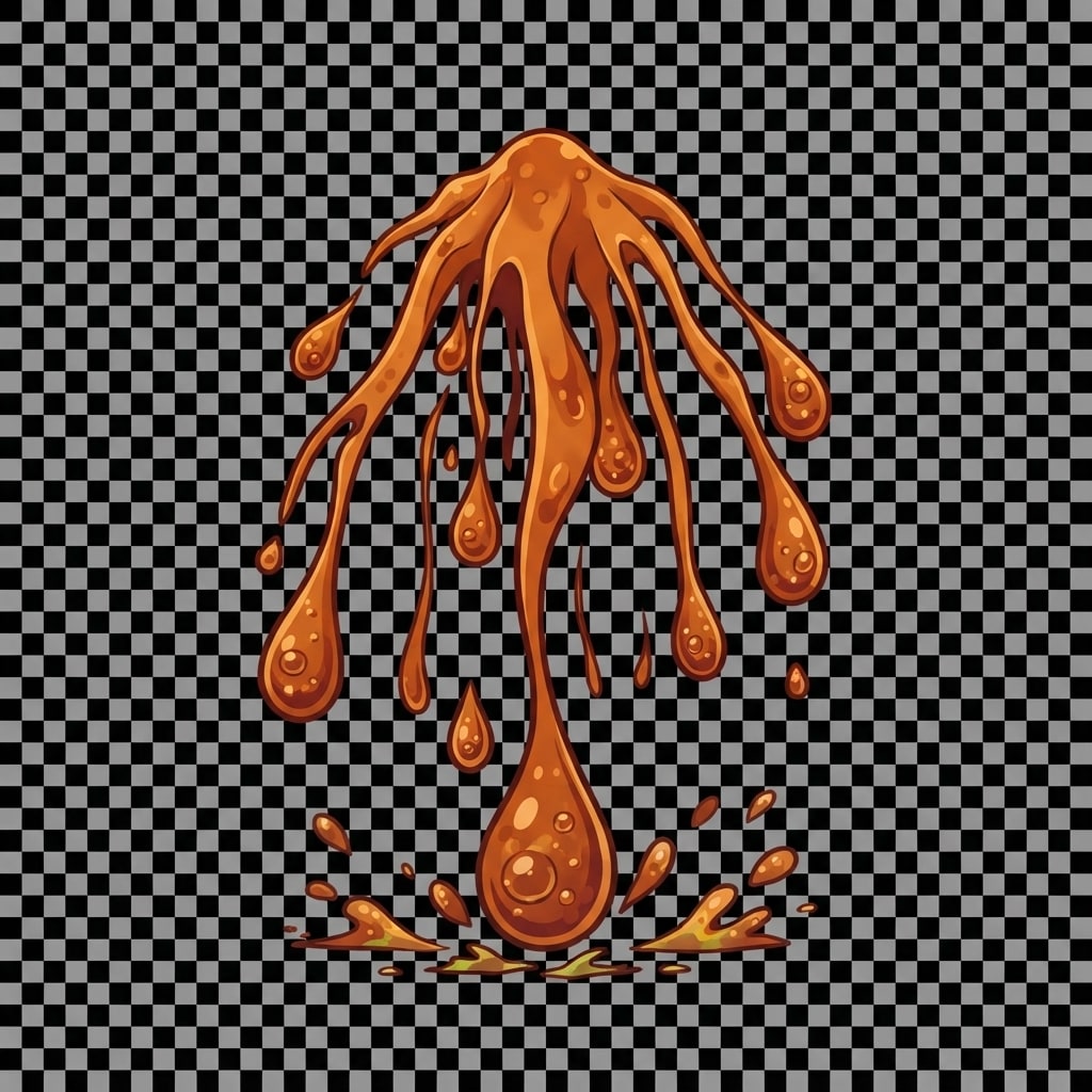 Image: Combat VFX sprite on transparent background ONLY n