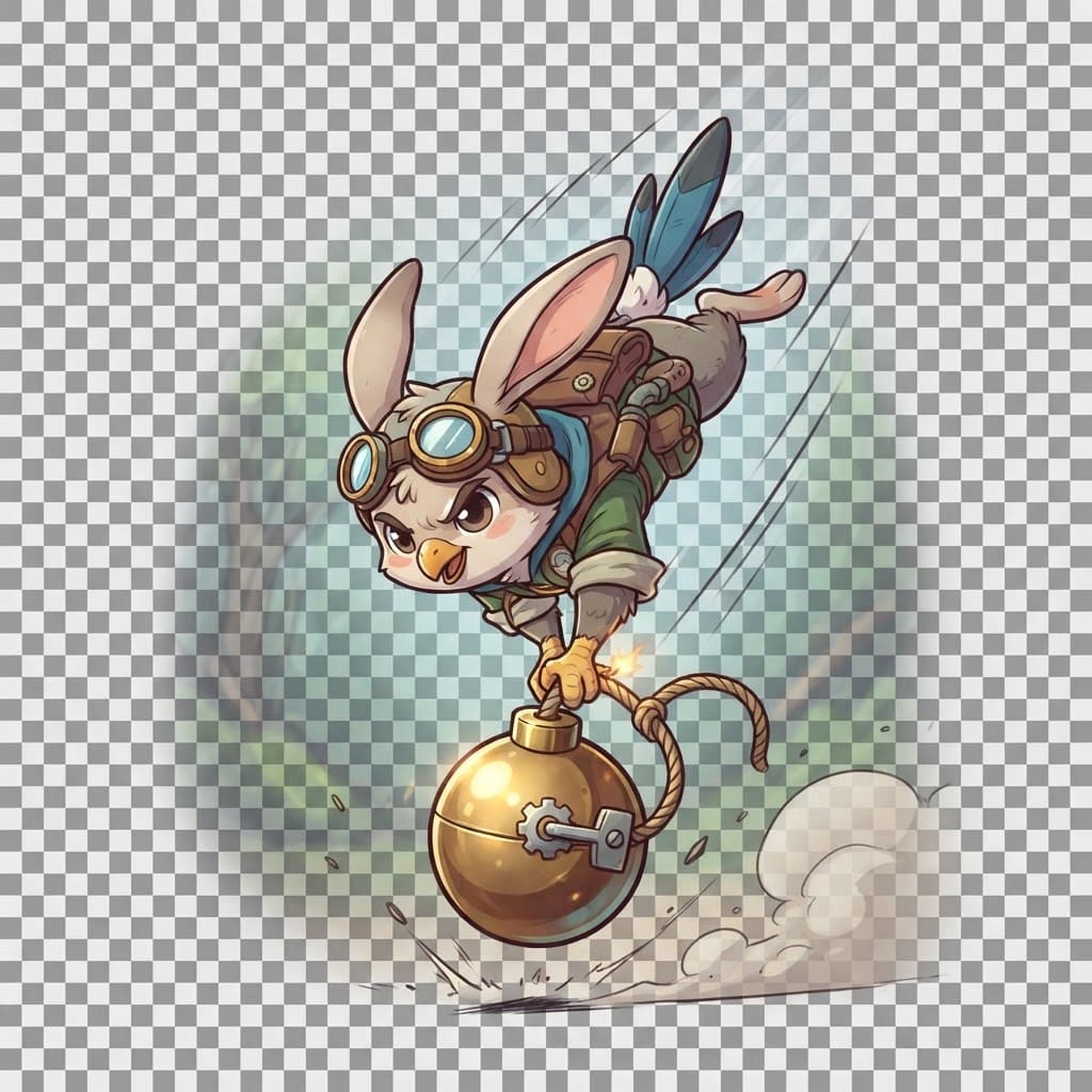 Image: Card art on transparent background ONLY no checker