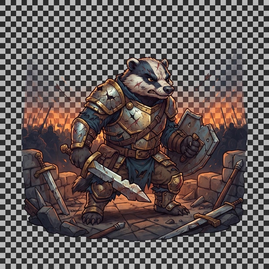 Image: Card art on transparent background ONLY no checker