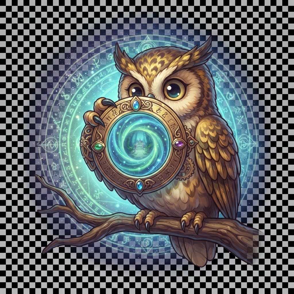 Image: Card art on transparent background ONLY no checker