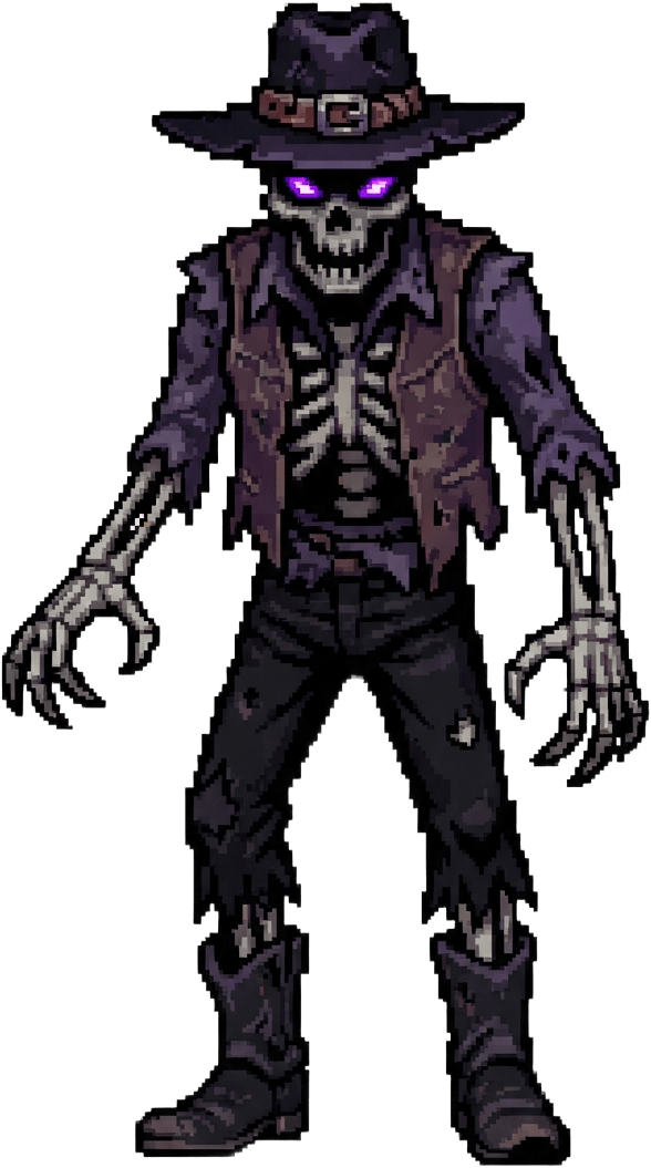 Corrupted Rancher Earl - Front View Sprite