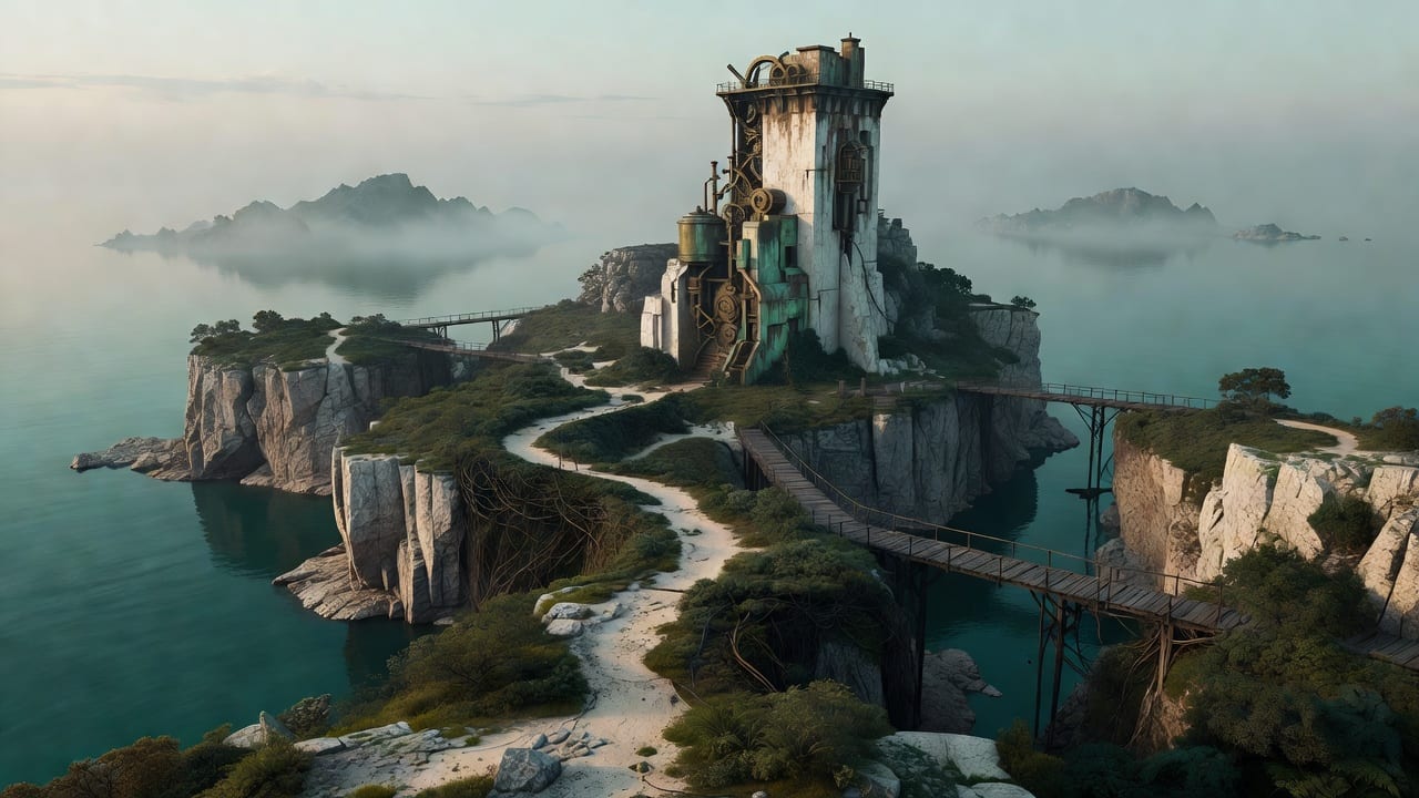 Mysterious Island Exploration Key Art