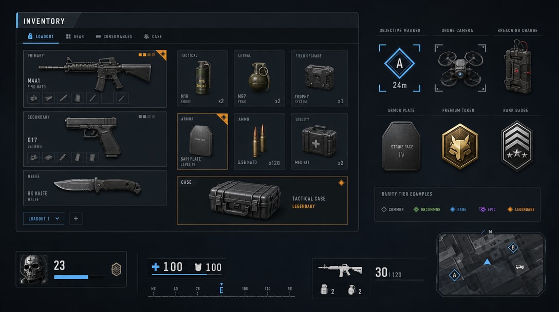 Frostline Tactical UI and Icons