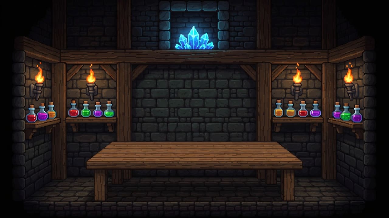 Cyberpunk Tavern Background (1 / 2)