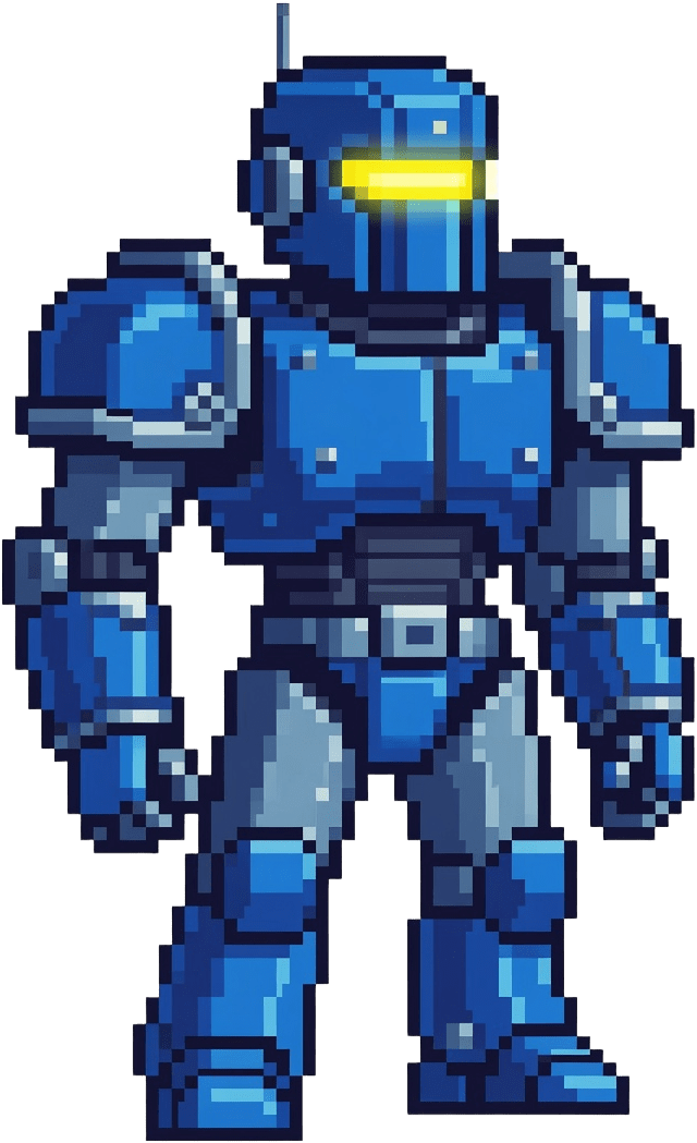 Player Cyber Knight Sprite (1 / 2)
