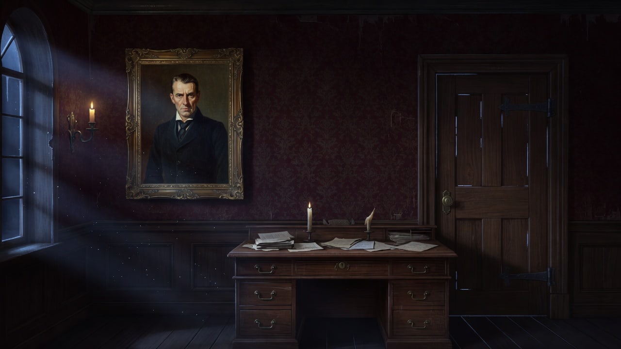 Victorian Study Room Background (2 / 2)
