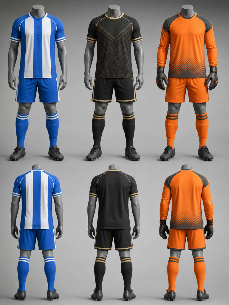 Uniformes Clubes Fictícios Futebol